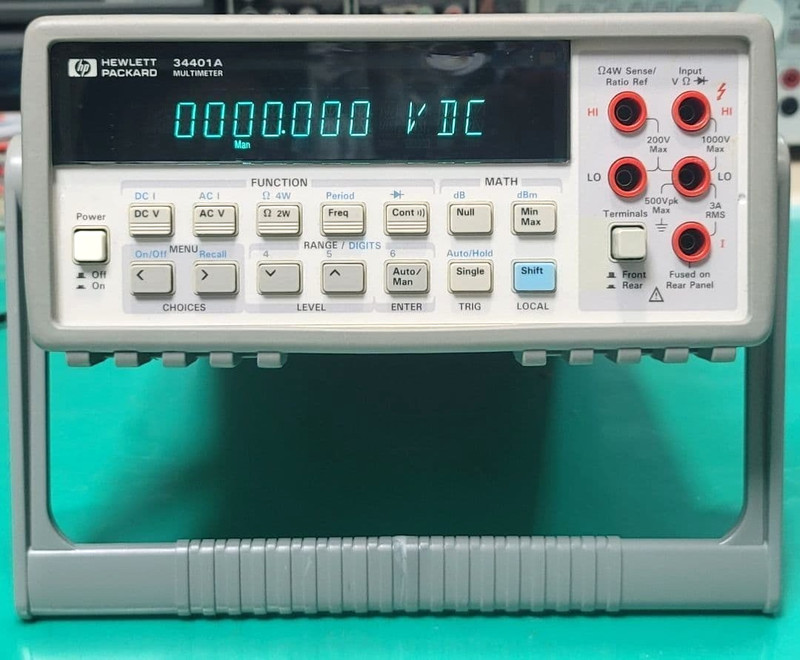 HP 34401A 6.5 Digit Multimeter New VFD Recapped Rev.11 Unlocked Keysight Agilent
