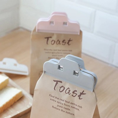 5pcs Kitchen Food Sealing Clamp Plastic Bag Sealer Damp Proof Snack Milk Powder 
