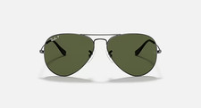 Ray-Ban RB3025 Large metal w3236 55/14 3N Matte Grey G-15 Green Lenses