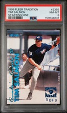 1999 Fleer Tradition Tim Salmon 235S Starting Nine PSA8 #5/9
