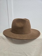    CLASSIC COFFEE BROWN WIDE BRIM FEDORA   boho festival