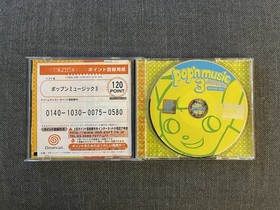 Pop'n Music 3 Append Disc Dreamcast Game with Spine Card DC Japanese NTSC-J