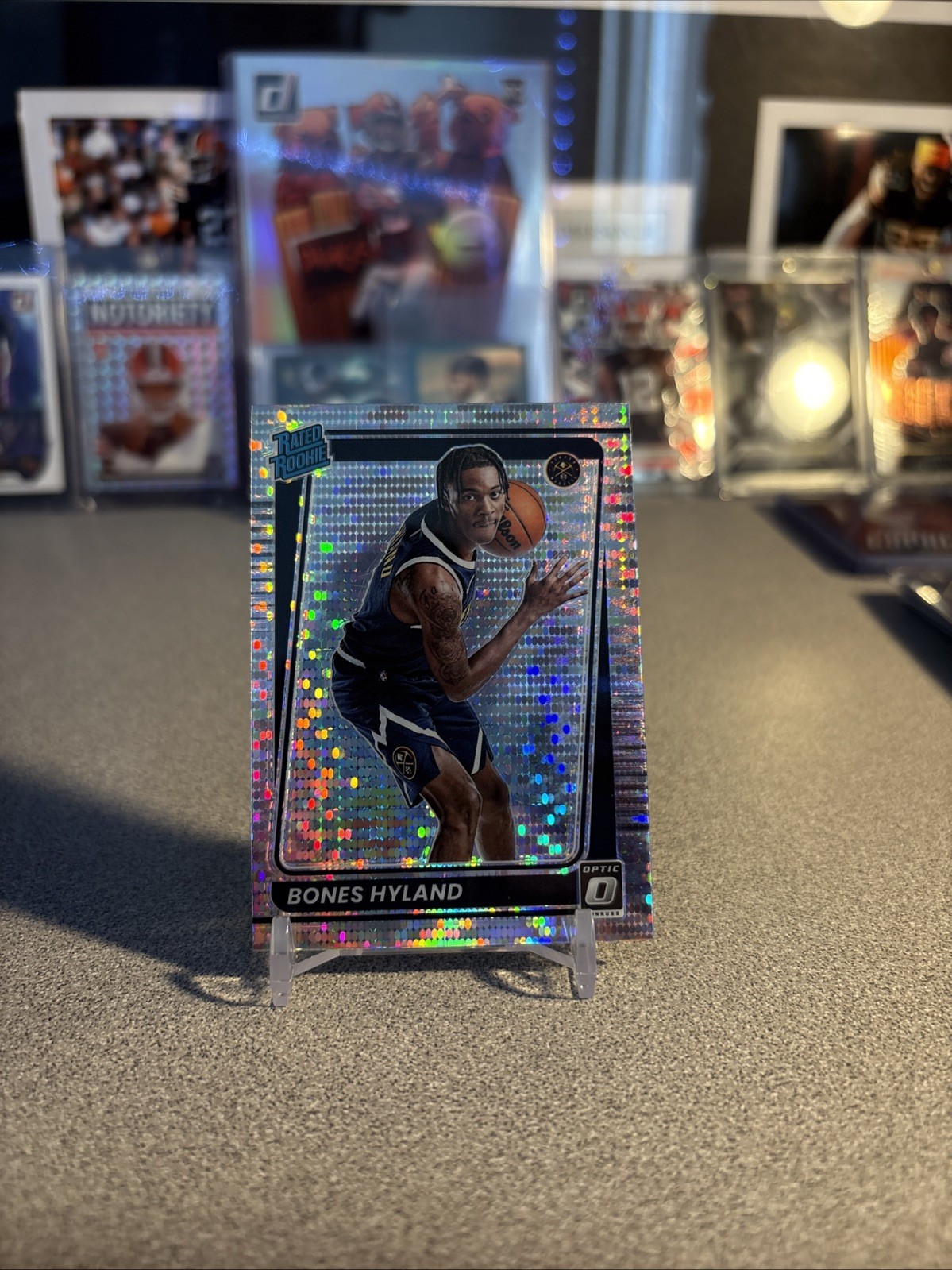 2021-22 Panini Donruss Optic - RR  Bones Hyland #194 Fast Break Holo Prizm