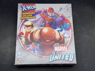 CMON Marvel United X-men Cardboard Villain Dashboards Sealed New