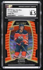 2019-20 Upper Deck Allure Orange Slice 127/199 Connor McDavid #1 CGC 8.5 00d2