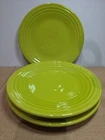 3 HOMER & LAUGHLIN Fiestaware 9" Plate Fiesta Lime Green Plates