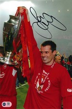 JAMIE CARRAGHER SIGNED LIVERPOOL ISTANBUL 2005 12x8 PHOTO (ACG CERT AG19166)