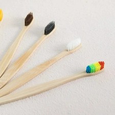 Bamboo Toothbrush Set Natural Eco-Friendly Dental Care Tablet Bamboo Toothbrushe
