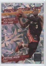 2010-11 Donruss Production Line Cracked Ice Dwyane Wade #5 HOF y8a