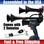 Bosch 18V Train Air Horn Quad Metal Air Horn Standard & Extended Remote Control