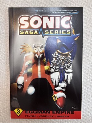 Sonic Saga Series Vol 3 Tpb Eggman Empire Archie Comics Bondage Cover Sega Game