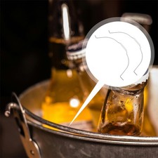  4 Pcs Collapsible Trash Can Bucket Tool Organizers Brushed Nickel Toilet Handle