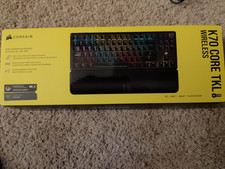 Corsair K70 CORE TKL Wireless Mechanical RGB Keyboard Black w/ Detachable Rest