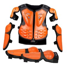 Combinaison de protection intégrale pour enfants, idéale pour la moto, le