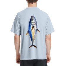 Men's Fishing Shirt Short Sleeve UPF 50 UV Sun Protection T-Shirt Rash Guard...