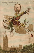 PC AVIATION ANGLETERRE CARICATURE (a87478)