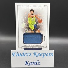 2019-20 National Treasures Treasured Threads KARL-ANTHONY TOWNS #83/99~TH-KAT