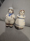 1940s Shawnee Pottery, Dutch Boy & Girl, Salt and Pepper Shaker Set