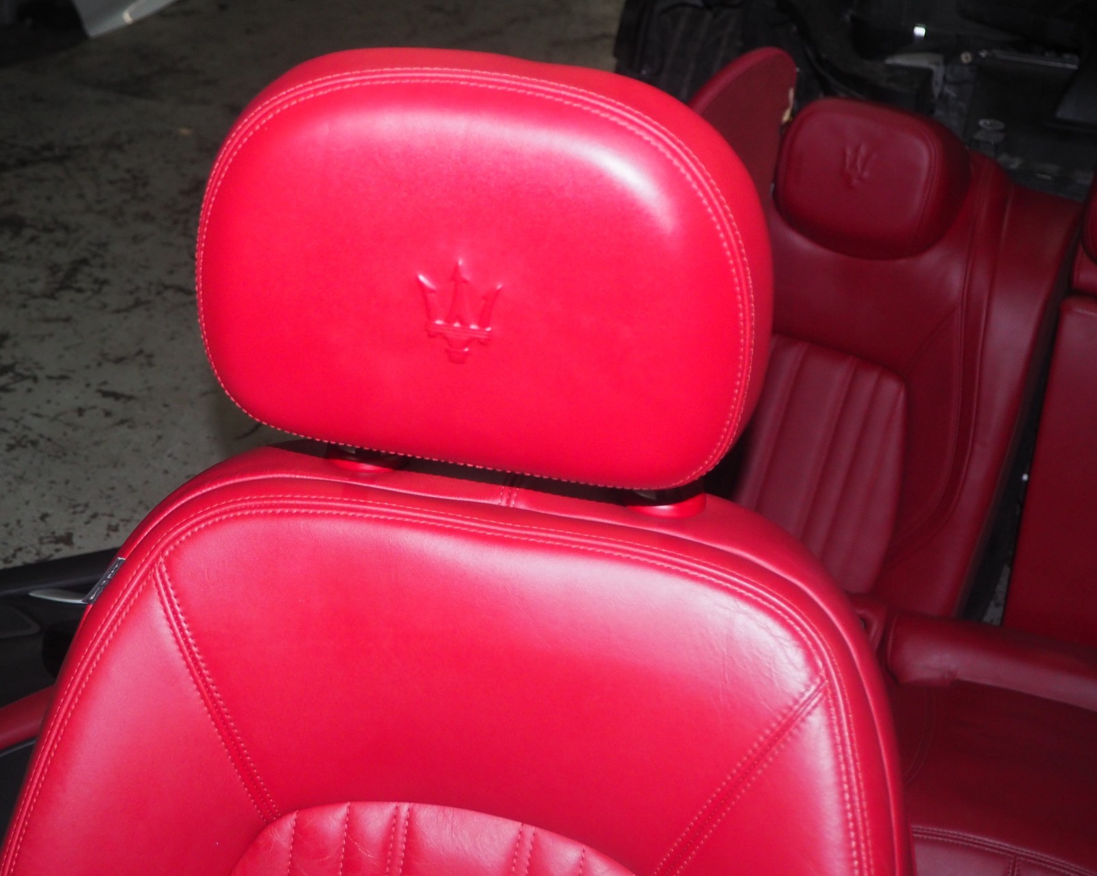 2014-2017 Maserati Ghibli Complete Interior Seat & Door Panel Set Red Rosso Okay