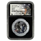 2021 Cook Islands $2 Benjamin Franklin Publisher. 1/2 Oz .999 Silver.  7K NGC.
