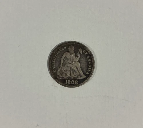 1888 Seated Liberty Dime