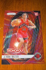 2024-25 Panini Prizm Monopoly - Ja'Kobe Walter #69 Ruby Wave Prizm (RC) Raptors