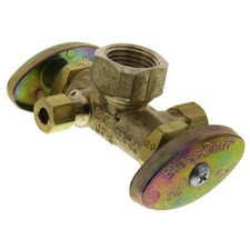 Brasscraft R1700DVXR Doppel-Eck-Absperrventil 1/2" FIP x 3/8" OD Messinganschluss