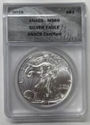 2016 American Silver Eagle ANACS MS69 Silver Dollar .999 Fine Silver 1oz