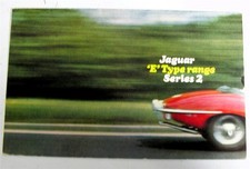 JAGUAR E TYPE SERIES 2 Sales Brochure 1968-69 FIXED HEAD COUPE 2+2 OPEN 2 SEATER