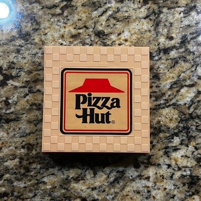 Vintage Pizza Hut Personal Pizza Dough Topping Press Mold Toy Collectible Red