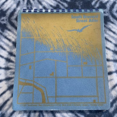 South Brevard County Florida Street Atlas 1981 Maps FL Guide RARE!