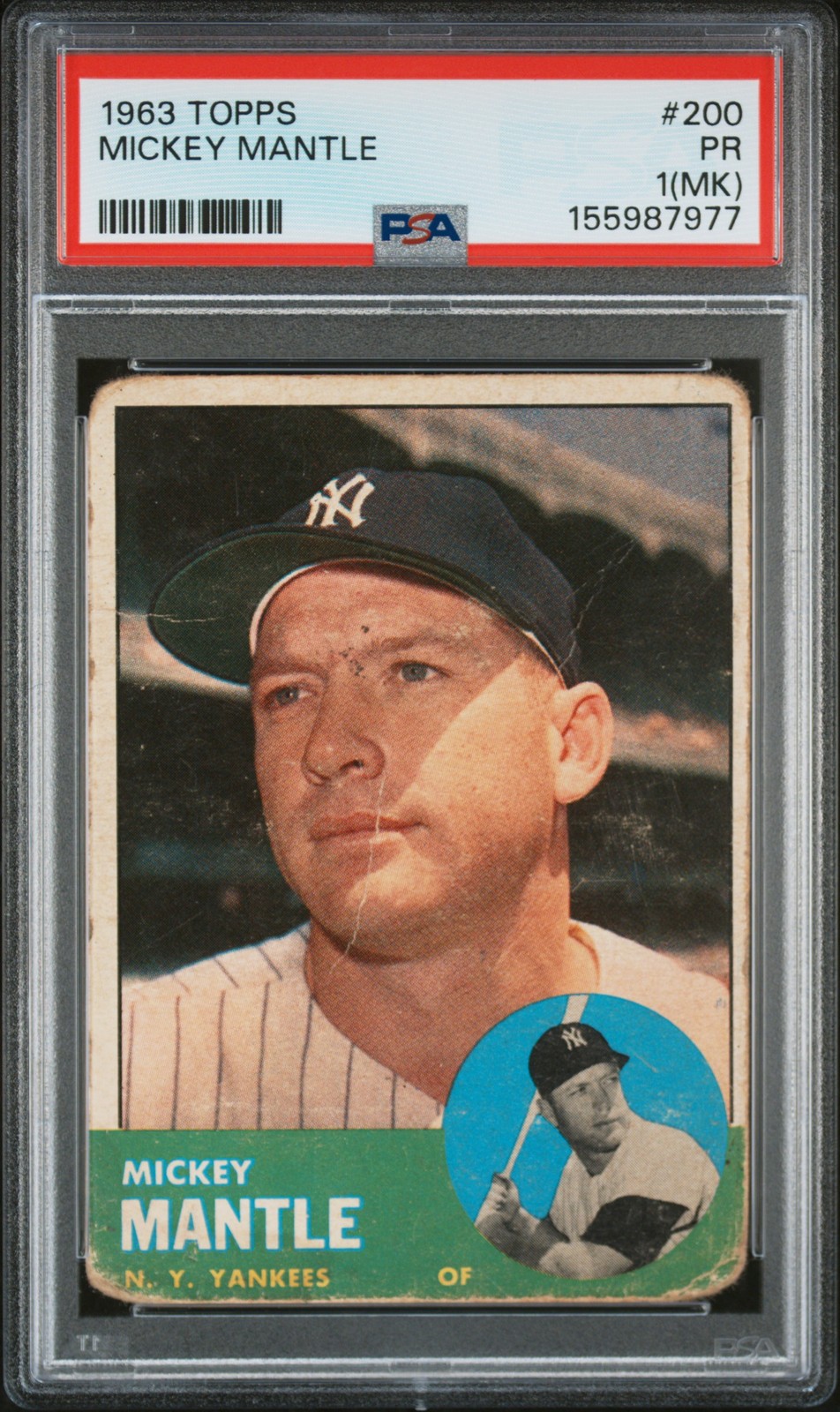 Mickey Mantle 1963 Topps