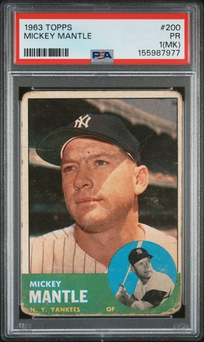 Mickey Mantle 1963 Topps