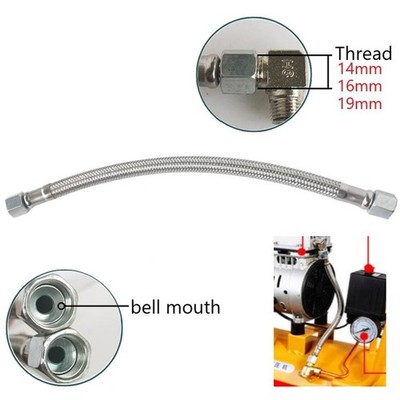 Air Compressor Tube Compressor Pump Extension Hose Hex Nut Home Improvement