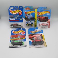 Hot Wheels Lot of 5 Hot Wheels Die Cast Cars, 1993 - 2015 Camaro, Mustang, new