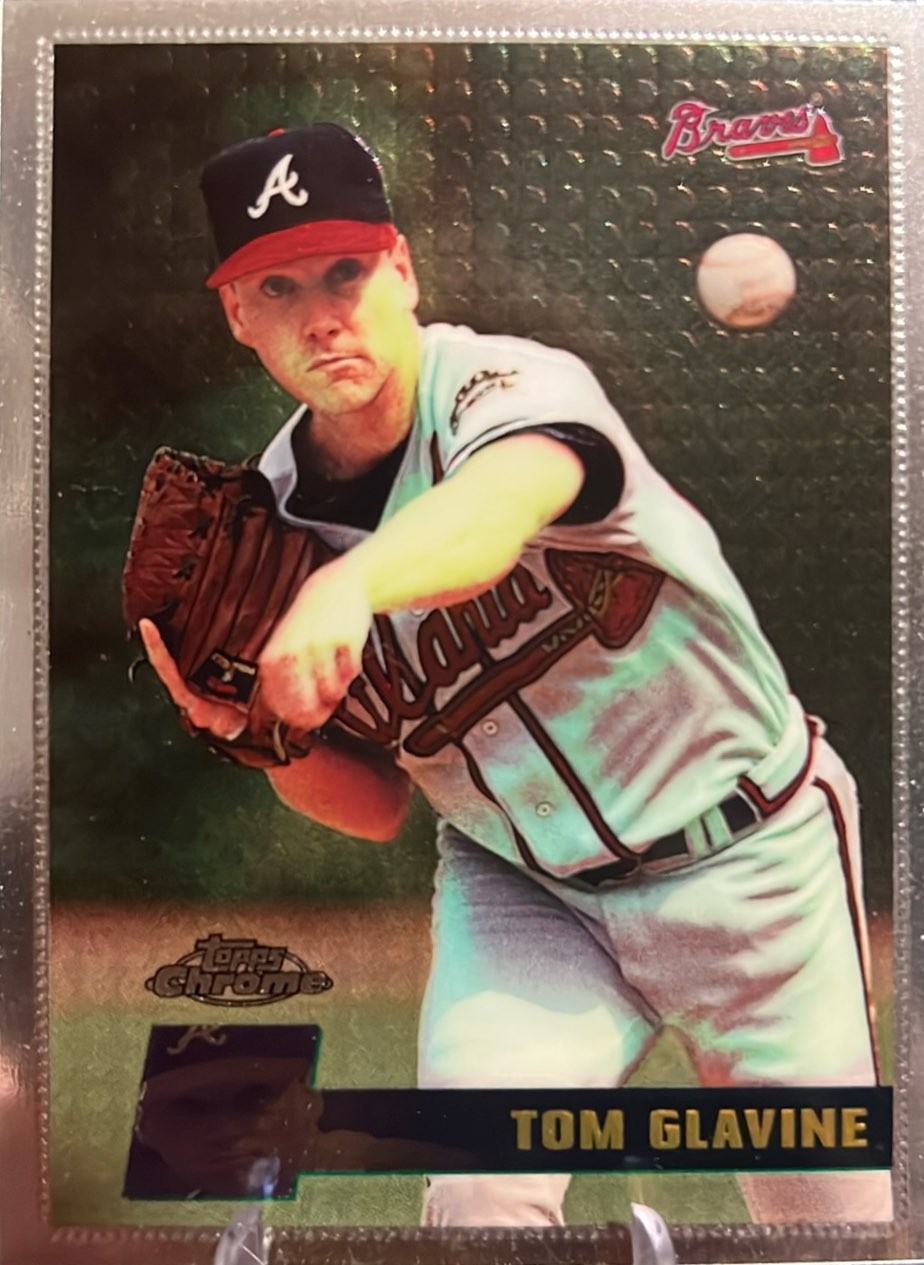 1996 Topps Chrome #105 Tom Glavine