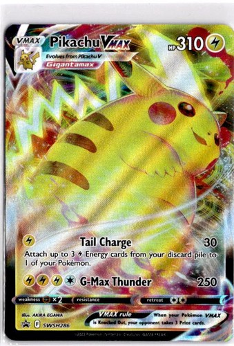 Pokemon : S-P: Sword & Shield Promos #265/S-P Pikachu VMAX
