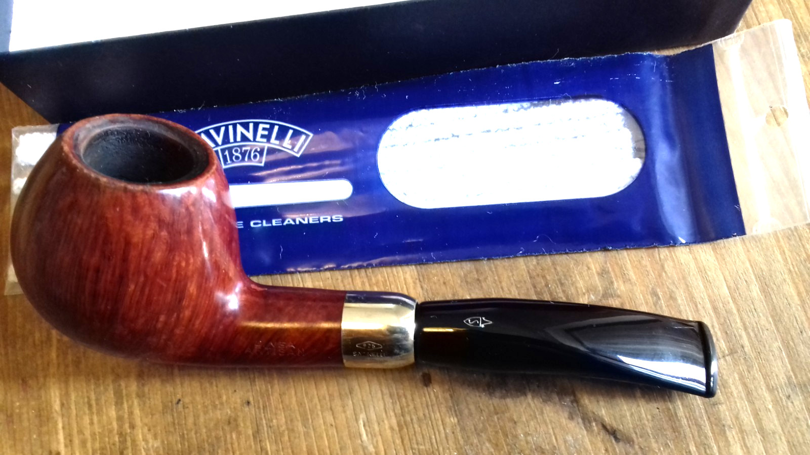 PIPA SAVINELLI, PRODUCT, LINEA ARTISAN-COLLARINO STERLING 9,25-FUMATA-CUSTODIA