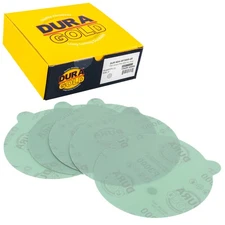 6" Green Film PSA Discs DA Sander Sandpaper Roll Sanding, 3000 Grit, 25 Sheets