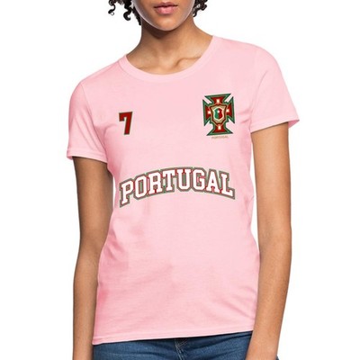 Portugal Number 7 Soccer Jersey Women's T-Shirt
