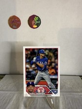 2023 Topps Baseball Rookie Card RC #597 Bubba Thompson  Texas Rangers - MLB-. rookie card picture