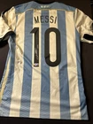 Lionel Messi Signed Autograph AUTO Argentina Soccer Jersey Beckett BAS COA - L01