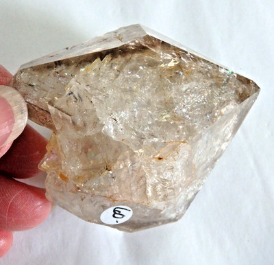 Beautiful Large  Herkimer Diamond  Quartz  126.2  grams Sparkles OLD STOCK