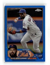 2023 Topps Chrome Update - Luis Guillorme #USC149 Blue Refractor /150