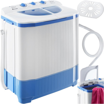 Tectake  Portable, Mobile 4,5 Kg Mini Waschmaschine + 3,5 Kg Wäscheschleuder Kom