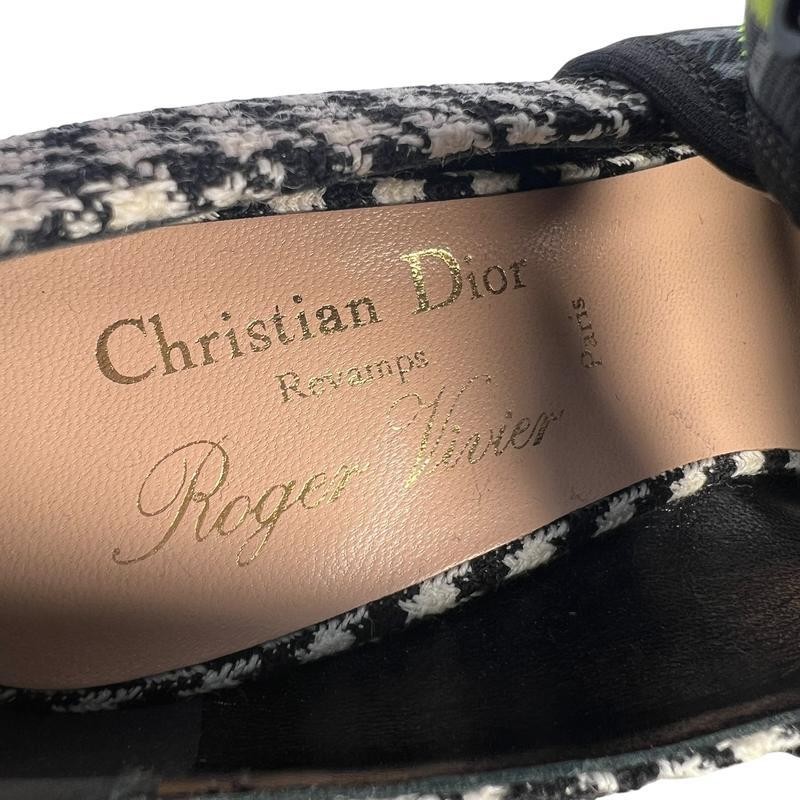 Christian Dior Pumps Heel Houndstooth Multicolor EU37/US7 116649c thumbnail 21