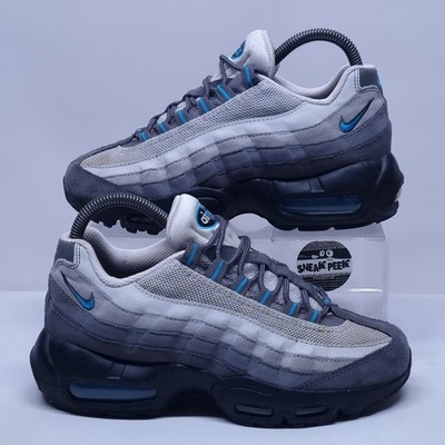 Nike Air Max 95 - UK Größe 4,5 - Turnschuhe ''schwarz grau blau'' Junior Sneaker Schuhe