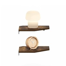 Rossi Hexagon Floating Shelves for Wall, Set of 2 Geometric Corner Shelf,