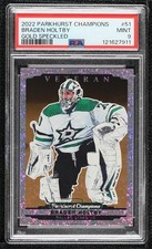 2022 Upper Deck Parkhurst Champions Gold speckled Braden Holtby PSA 9 MINT ig1