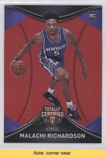 2016 Panini Totally Certified Rookies Red /199 Malachi Richardson #116 READ 7l6